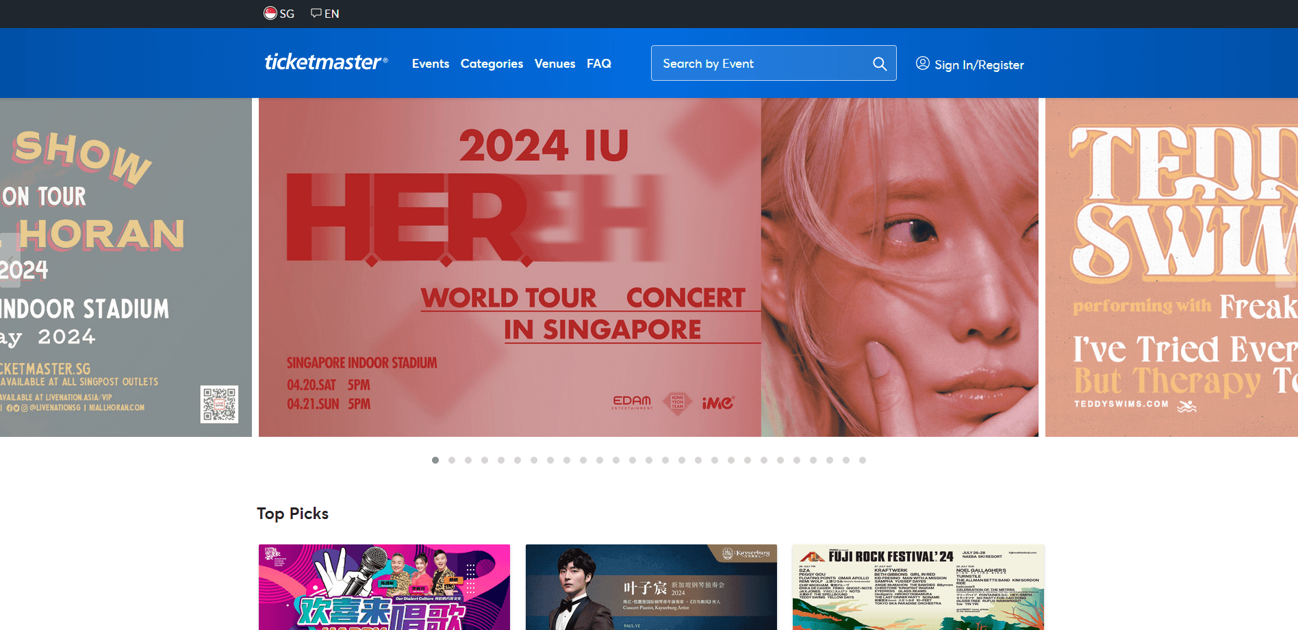 ticketmaster SG